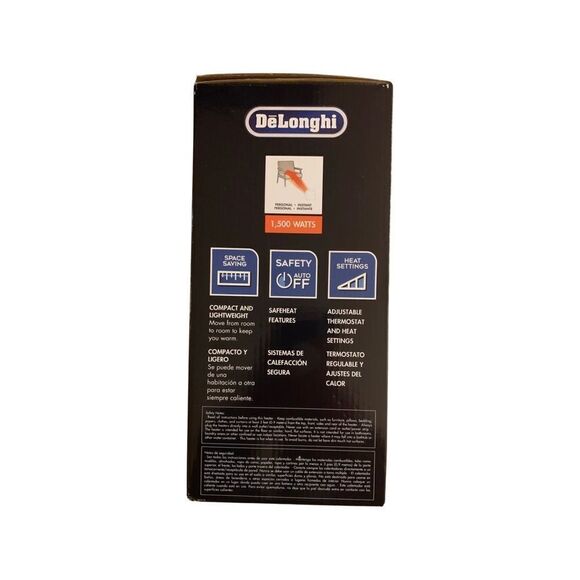 Delonghi HFX30C15.W Capsule Ceramic Heater, White    - Picture 8 of 9